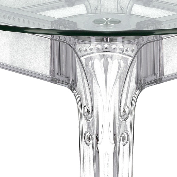 Stół Ghost 80cm transparentny - Intesi